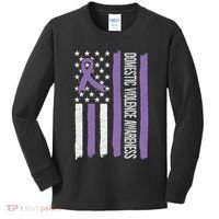 Domestic Violence Awareness Month Kids Long Sleeve Shirt thumb 0