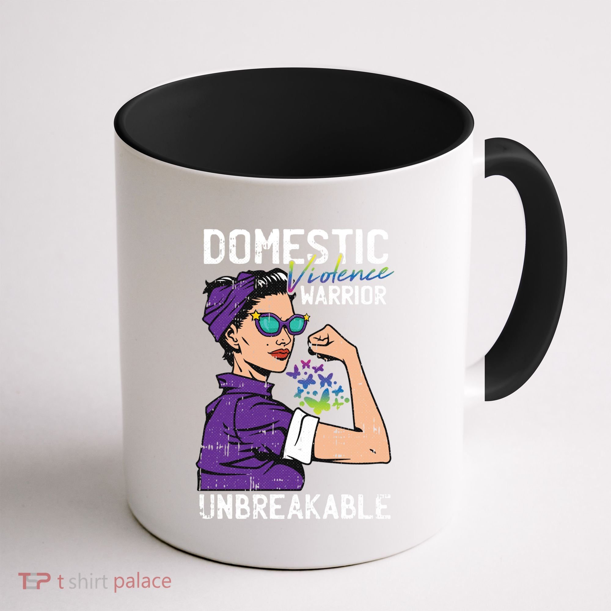 Domestic Violence Awareness Warrior Unbreakable Survivor Cool Gift Coffee Mug