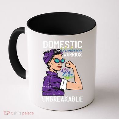 Domestic Violence Awareness Warrior Unbreakable Survivor Cool Gift Coffee Mug