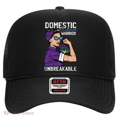 Domestic Violence Awareness Warrior Unbreakable Survivor Cool Gift Hat