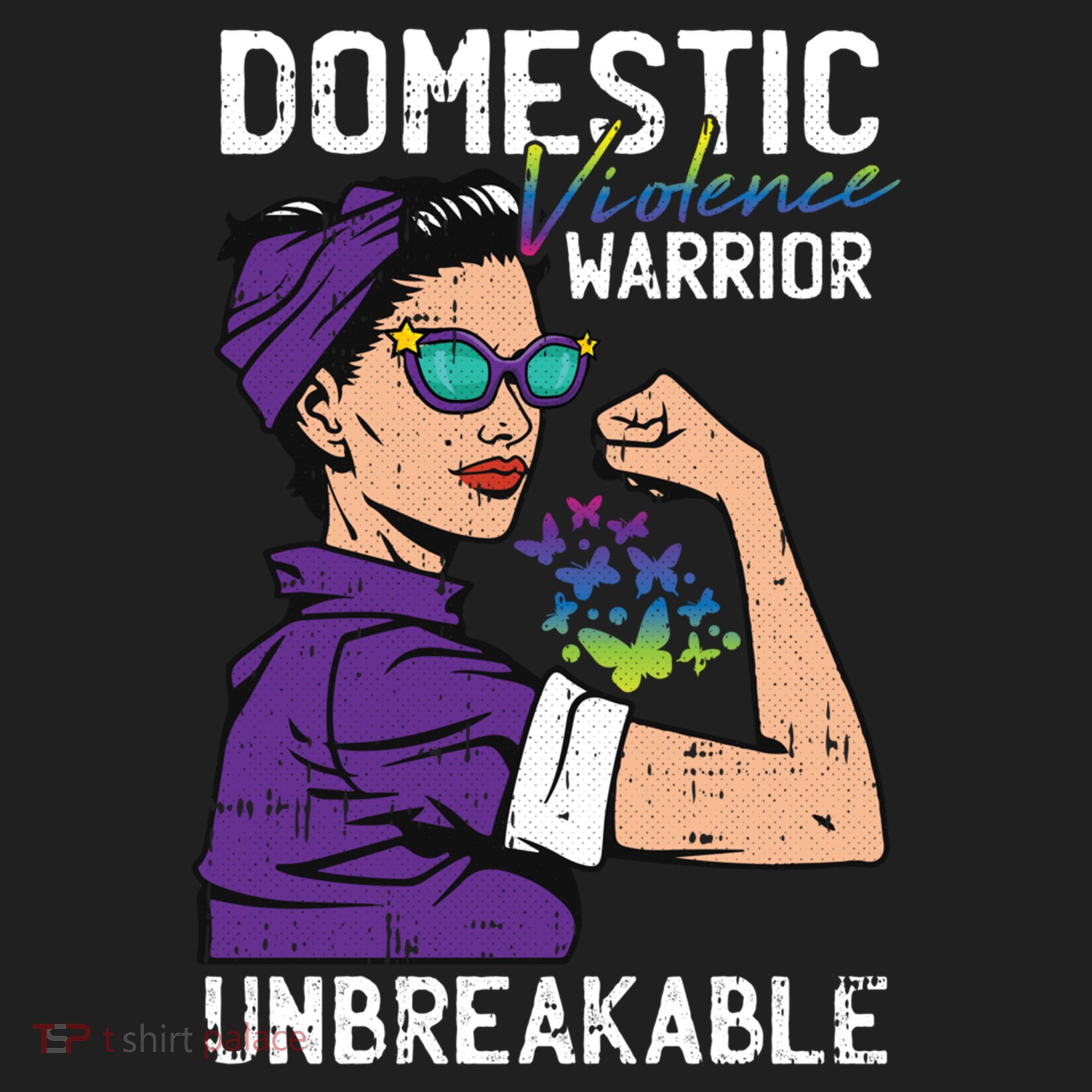 Domestic Violence Awareness Warrior Unbreakable Survivor Cool Gift Hat