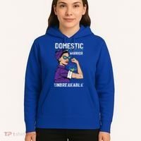 Domestic Violence Awareness Warrior Unbreakable Survivor Cool Gift Hoodie thumb 5
