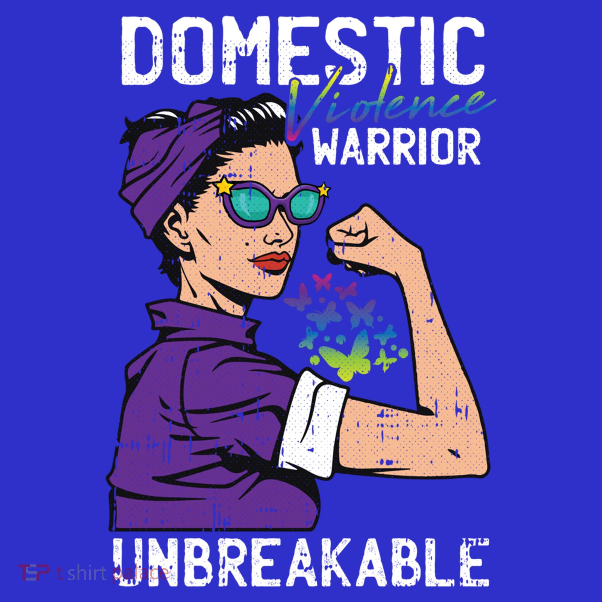 Domestic Violence Awareness Warrior Unbreakable Survivor Cool Gift Hoodie