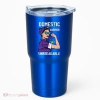 Domestic Violence Awareness Warrior Unbreakable Survivor Cool Gift Tumbler thumb 0