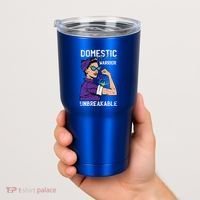 Domestic Violence Awareness Warrior Unbreakable Survivor Cool Gift Tumbler thumb 2