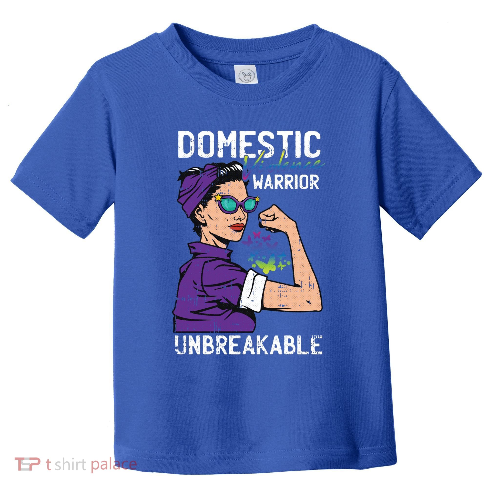 Domestic Violence Awareness Warrior Unbreakable Survivor Cool Gift Toddler T-Shirt