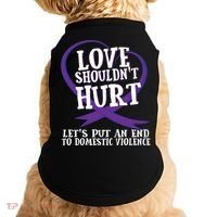Domestic Violence Awareness Survivor Support Month Gift Doggie Tank thumb 0