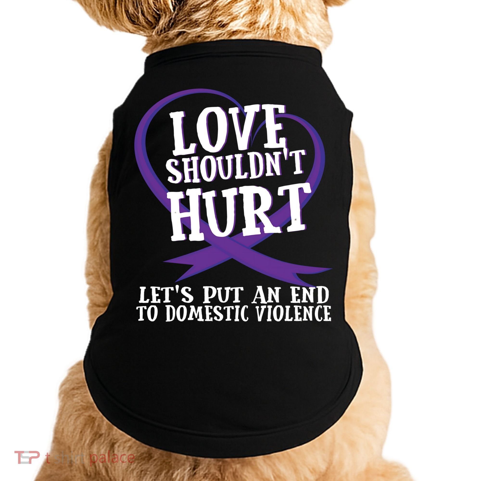Domestic Violence Awareness Survivor Support Month Gift Doggie Tank