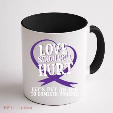Domestic Violence Awareness Survivor Support Month Gift Coffee Mug back