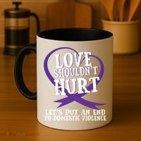 Domestic Violence Awareness Survivor Support Month Gift Coffee Mug thumb 4