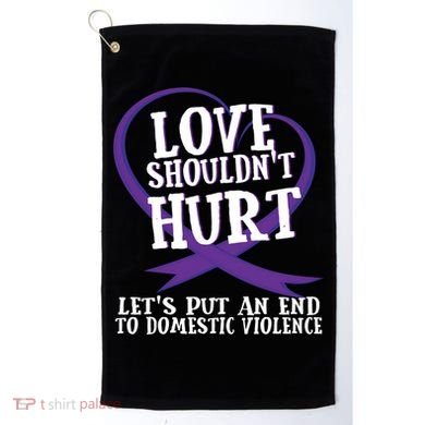 Domestic Violence Awareness Survivor Support Month Gift Golf Towel