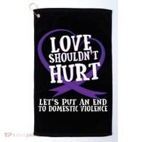 Domestic Violence Awareness Survivor Support Month Gift Golf Towel thumb 0