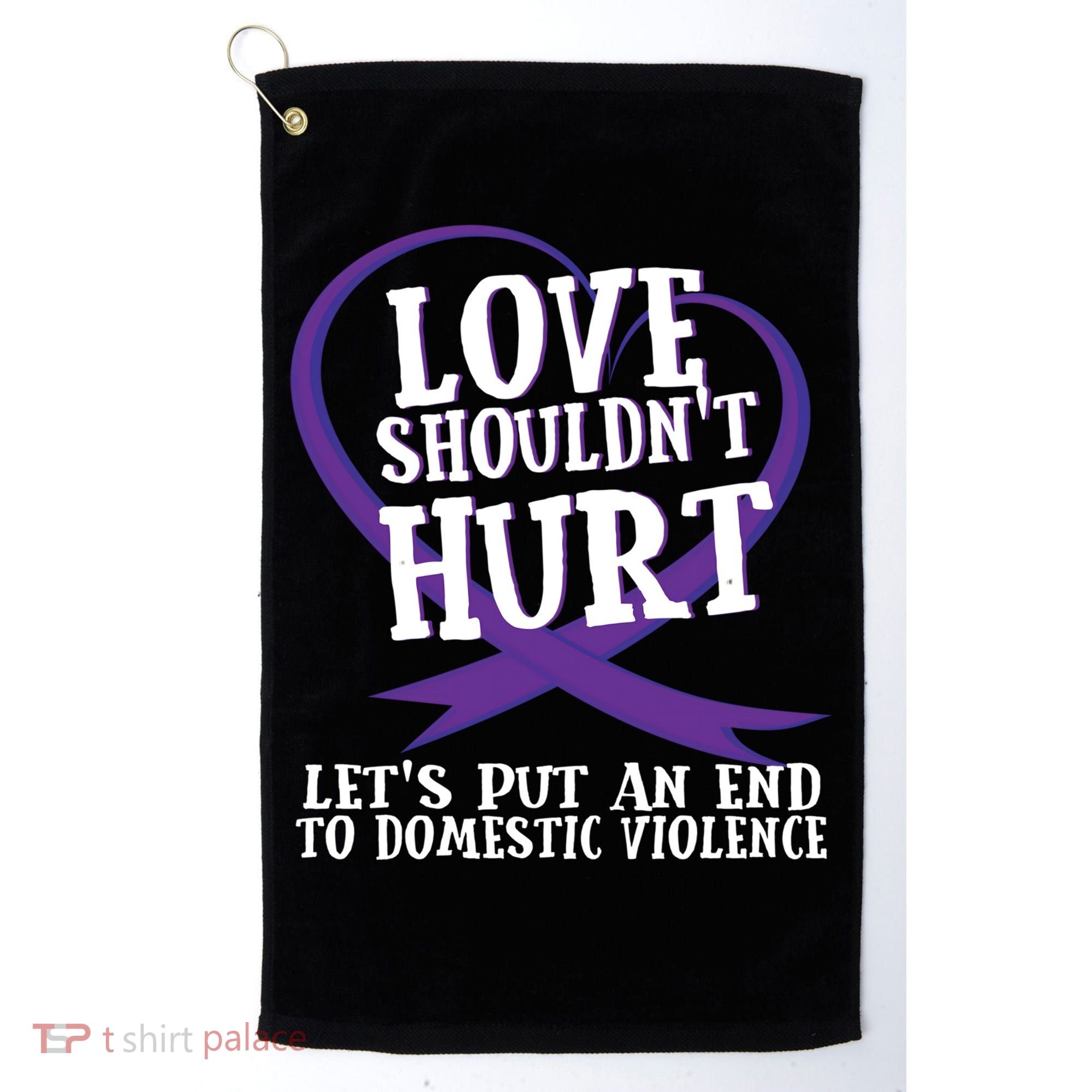 Domestic Violence Awareness Survivor Support Month Gift Golf Towel