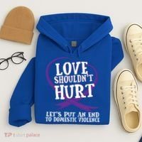 Domestic Violence Awareness Survivor Support Month Gift Hoodie thumb 4