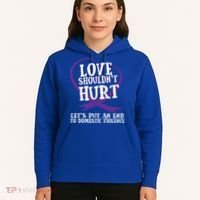 Domestic Violence Awareness Survivor Support Month Gift Hoodie thumb 5