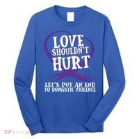 Domestic Violence Awareness Survivor Support Month Gift Long Sleeve Shirt thumb 0