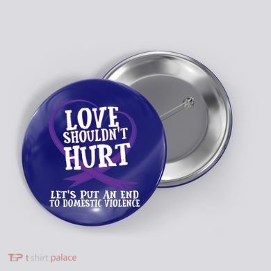 Domestic Violence Awareness Survivor Support Month Gift Button
