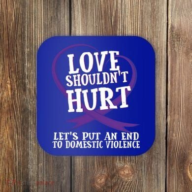 Domestic Violence Awareness Survivor Support Month Gift Coaster