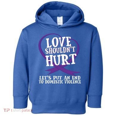 Domestic Violence Awareness Survivor Support Month Gift Toddler Hoodie
