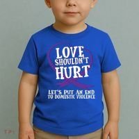 Domestic Violence Awareness Survivor Support Month Gift Toddler T-Shirt thumb 2