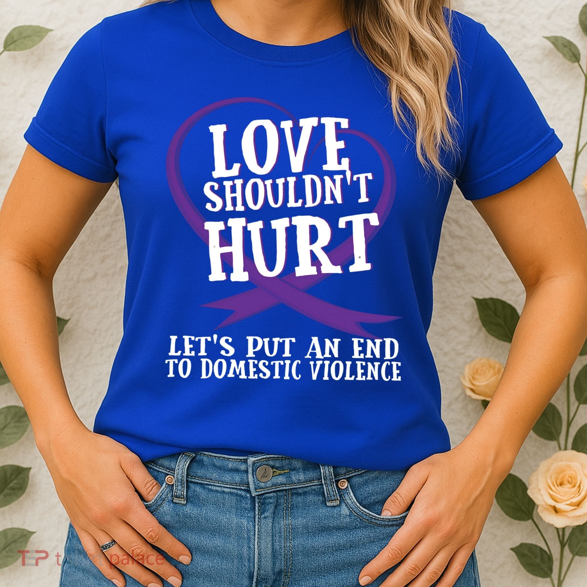 Domestic Violence Awareness Survivor Support Month Gift Women's T-Shirt