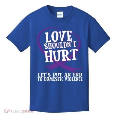 Domestic Violence Awareness Survivor Support Month Gift Kids T-Shirt