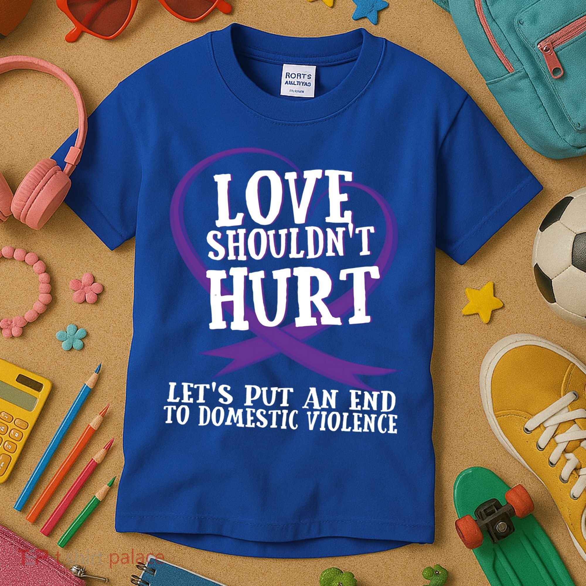 Domestic Violence Awareness Survivor Support Month Gift Kids T-Shirt