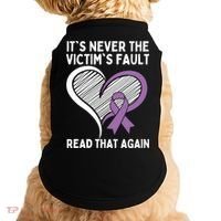 Domestic Violence Awareness Sexual Assault Awareness Gift Doggie Tank thumb 0