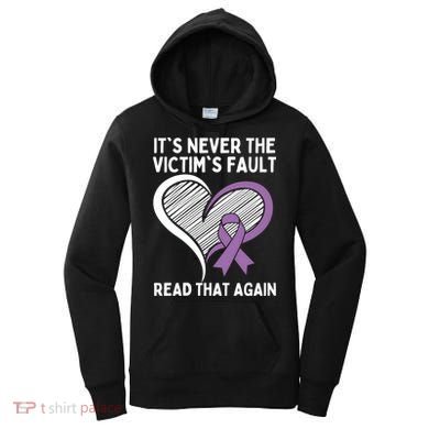 Domestic Violence Awareness Sexual Assault Awareness Gift Women's Hoodie