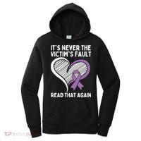 Domestic Violence Awareness Sexual Assault Awareness Gift Women's Hoodie thumb 0