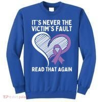 Domestic Violence Awareness Sexual Assault Awareness Gift Sweatshirt thumb 0