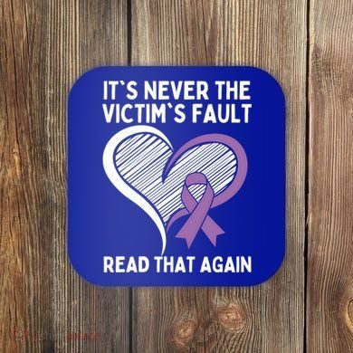 Domestic Violence Awareness Sexual Assault Awareness Gift Coaster