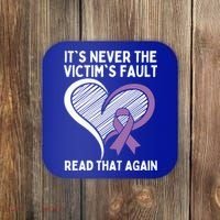 Domestic Violence Awareness Sexual Assault Awareness Gift Coaster thumb 0