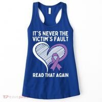 Domestic Violence Awareness Sexual Assault Awareness Gift Women's Tank Top thumb 0