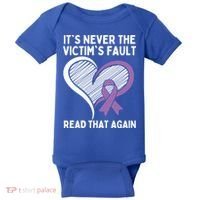 Domestic Violence Awareness Sexual Assault Awareness Gift Baby Bodysuit thumb 0