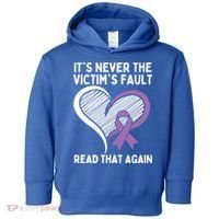 Domestic Violence Awareness Sexual Assault Awareness Gift Toddler Hoodie thumb 0