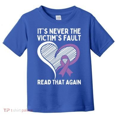Domestic Violence Awareness Sexual Assault Awareness Gift Toddler T-Shirt