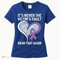 Domestic Violence Awareness Sexual Assault Awareness Gift Women's T-Shirt thumb 0
