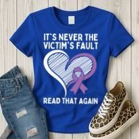 Domestic Violence Awareness Sexual Assault Awareness Gift Women's T-Shirt thumb 3