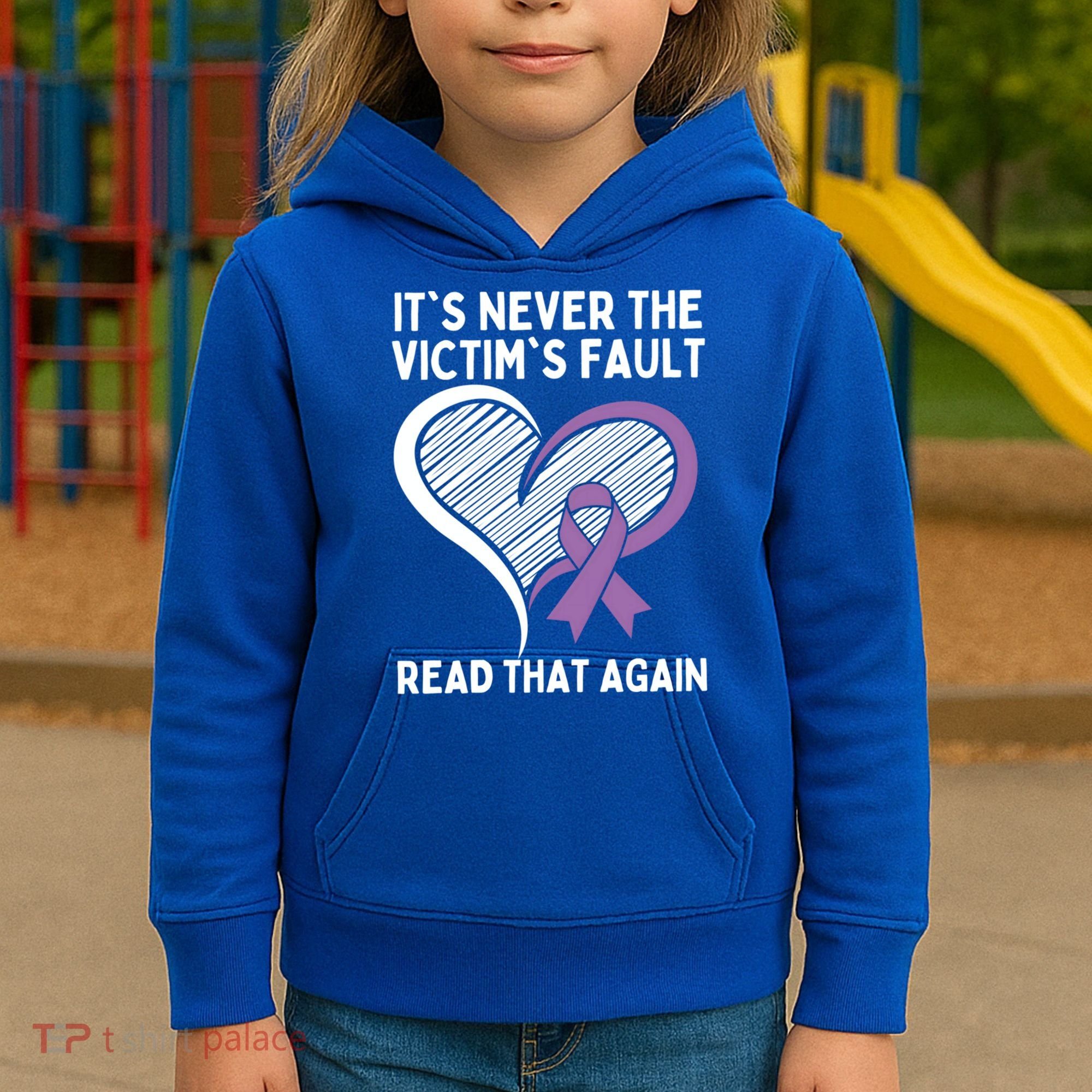 Domestic Violence Awareness Sexual Assault Awareness Gift Kids Hoodie