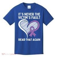 Domestic Violence Awareness Sexual Assault Awareness Gift Kids T-Shirt thumb 0