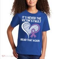 Domestic Violence Awareness Sexual Assault Awareness Gift Kids T-Shirt thumb 2