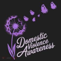 Domestic Violence Awareness Month Purple Ribbon Women's Sweatshirt thumb 2