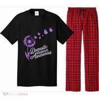 Domestic Violence Awareness Month Purple Ribbon Pajama Set thumb 0