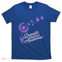Domestic Violence Awareness Month Purple Ribbon T-Shirt thumb 0