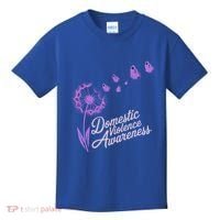 Domestic Violence Awareness Month Purple Ribbon Kids T-Shirt thumb 0