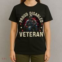 Disabled Veteran Armed Forces Military Soldier Army Usa T-Shirt thumb 4