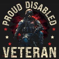 Disabled Veteran Armed Forces Military Soldier Army Usa Women's Hoodie thumb 2