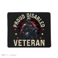Disabled Veteran Armed Forces Military Soldier Army Usa Mousepad thumb 0