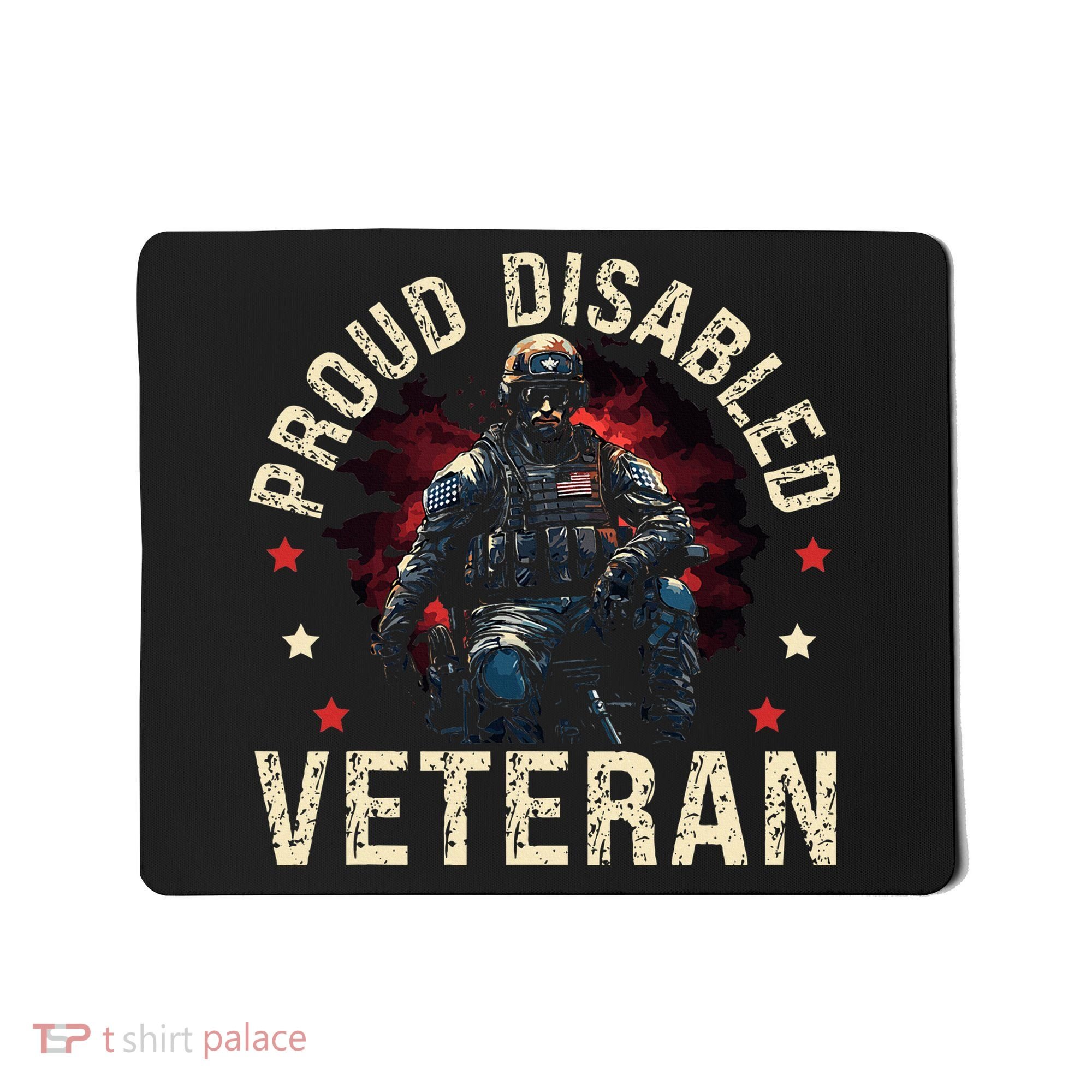 Disabled Veteran Armed Forces Military Soldier Army Usa Mousepad